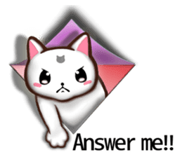 Chiratto Nyanzu (English version) sticker #6474497