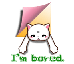 Chiratto Nyanzu (English version) sticker #6474500