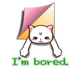 Chiratto Nyanzu (English version) sticker #6474500