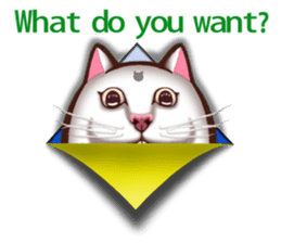 Chiratto Nyanzu (English version) sticker #6474501