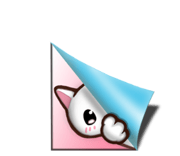 Chiratto Nyanzu (English version) sticker #6474502