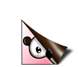 Chiratto Nyanzu (English version) sticker #6474503