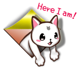 Chiratto Nyanzu (English version) sticker #6474504
