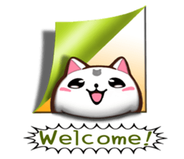 Chiratto Nyanzu (English version) sticker #6474505