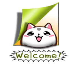 Chiratto Nyanzu (English version) sticker #6474505