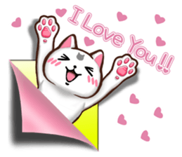 Chiratto Nyanzu (English version) sticker #6474506