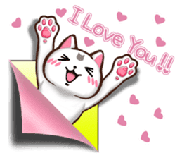 Chiratto Nyanzu (English version) sticker #6474506