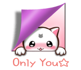 Chiratto Nyanzu (English version) sticker #6474507
