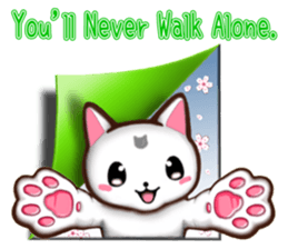 Chiratto Nyanzu (English version) sticker #6474511