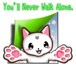 Chiratto Nyanzu (English version) sticker #6474511