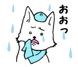 Naka loose dog and monkey2 sticker #6474638