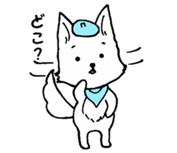 Naka loose dog and monkey2 sticker #6474660