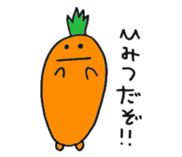 Older Carrot & Younger Radish sticker #6474877