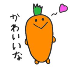 Older Carrot & Younger Radish sticker #6474882