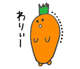 Older Carrot & Younger Radish sticker #6474883