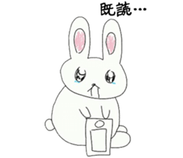 Loose rabbit and tortoise graffiti sticker #6476193