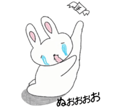 Loose rabbit and tortoise graffiti sticker #6476199