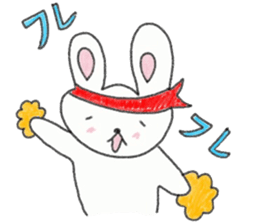 Loose rabbit and tortoise graffiti sticker #6476201