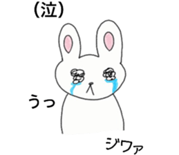 Loose rabbit and tortoise graffiti sticker #6476205