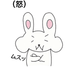 Loose rabbit and tortoise graffiti sticker #6476207