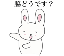 Loose rabbit and tortoise graffiti sticker #6476215