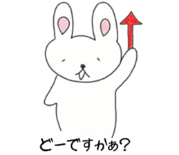 Loose rabbit and tortoise graffiti sticker #6476224