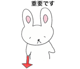 Loose rabbit and tortoise graffiti sticker #6476225