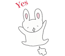 Loose rabbit and tortoise graffiti sticker #6476230