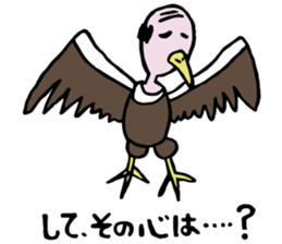 an edifying sermon of a Vulture master sticker #6476253