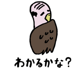 an edifying sermon of a Vulture master sticker #6476255