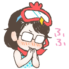 Hitomin Sticker with Sakitan
