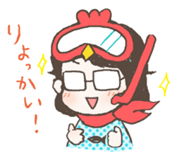 Hitomin Sticker with Sakitan sticker #6476712