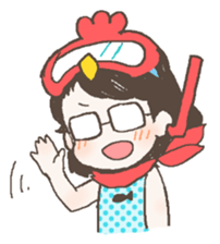 Hitomin Sticker with Sakitan sticker #6476714