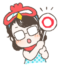 Hitomin Sticker with Sakitan sticker #6476716