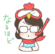 Hitomin Sticker with Sakitan sticker #6476718