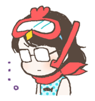 Hitomin Sticker with Sakitan sticker #6476719