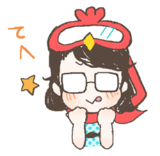Hitomin Sticker with Sakitan sticker #6476721