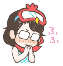 Hitomin Sticker with Sakitan sticker #6476722