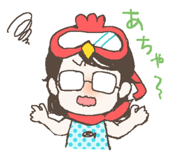 Hitomin Sticker with Sakitan sticker #6476728
