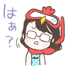 Hitomin Sticker with Sakitan sticker #6476729