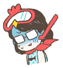 Hitomin Sticker with Sakitan sticker #6476730
