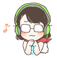 Hitomin Sticker with Sakitan sticker #6476733