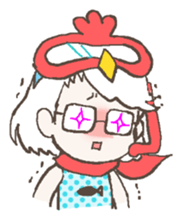 Hitomin Sticker with Sakitan sticker #6476737