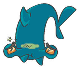 FINvites Happy Hammerhead Shark sticker #6477331