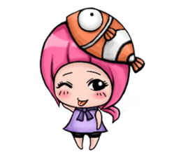 Baby Panda & Baby Fish (Holidays) sticker #6477877