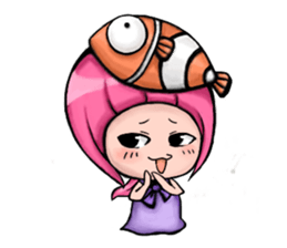 Baby Panda & Baby Fish (Holidays) sticker #6477888