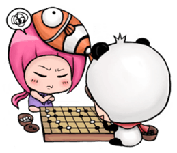 Baby Panda & Baby Fish (Holidays) sticker #6477896