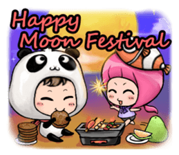 Baby Panda & Baby Fish (Holidays) sticker #6477908