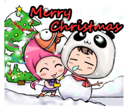 Baby Panda & Baby Fish (Holidays) sticker #6477910