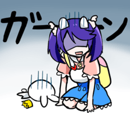 The Witch&the bunny sticker #6478827